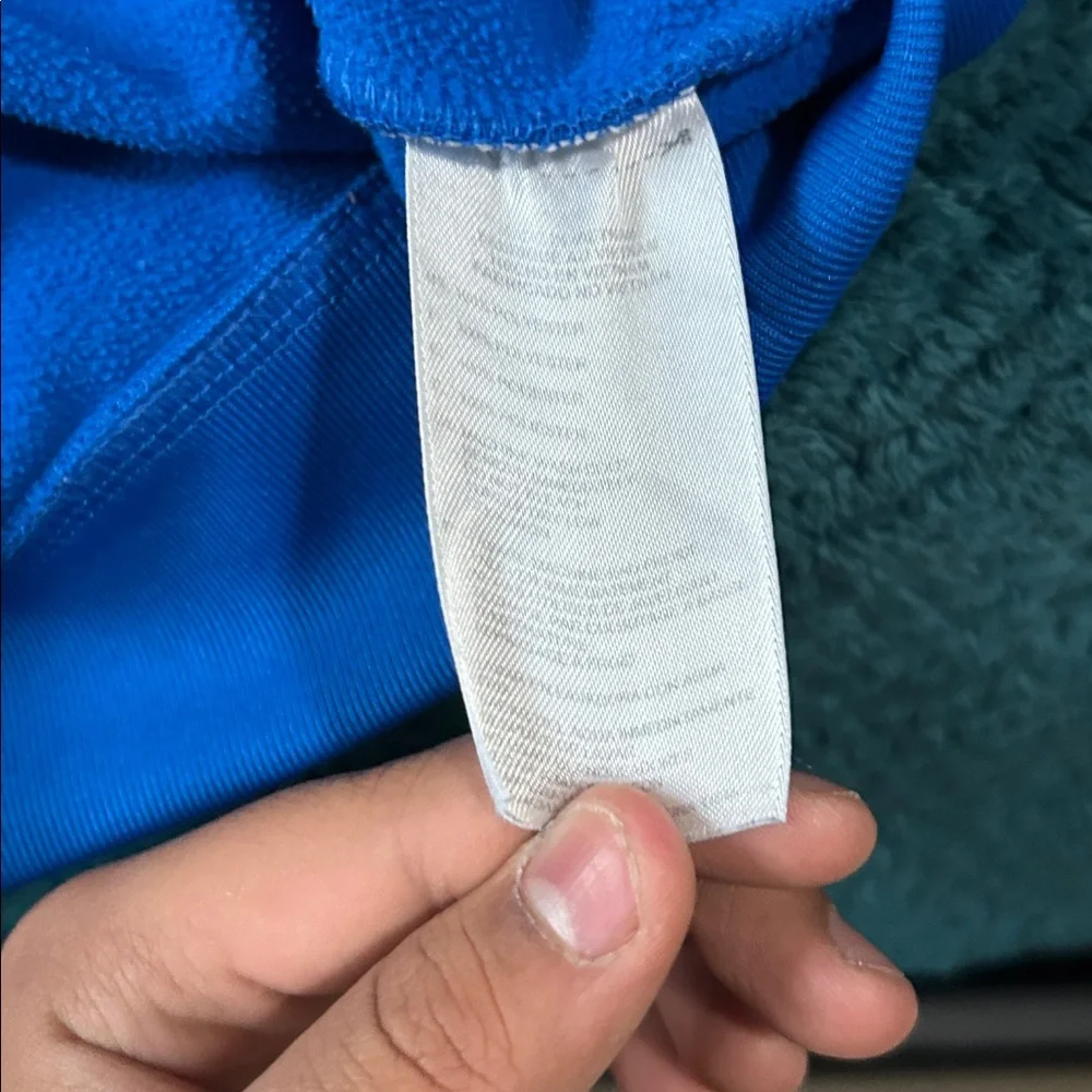 Adidas Royal Blue Hoodie with Black and White Accents - Picture 5 of 6